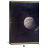 Window to Orbit Canvas Art Clock Canvas