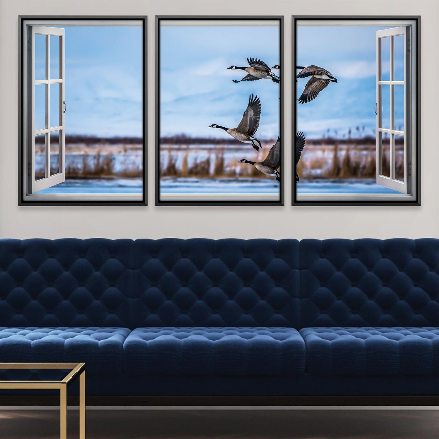 Window to the Geese Canvas product thumbnail