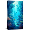 Window to The Ocean Canvas Art Clock Canvas