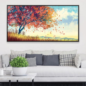 Windswept Moment Canvas Art 20 x 10in / Canvas Clock Canvas