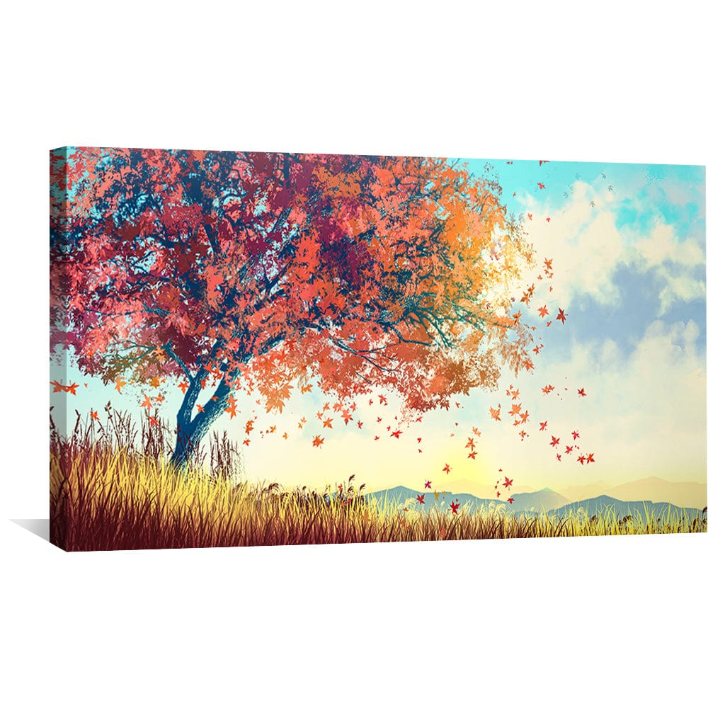 Windswept Moment Canvas Art Clock Canvas