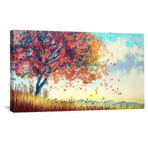 Windswept Moment Canvas Art Clock Canvas