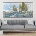 Windswept path Canvas Art 20 x 10in / Canvas Clock Canvas