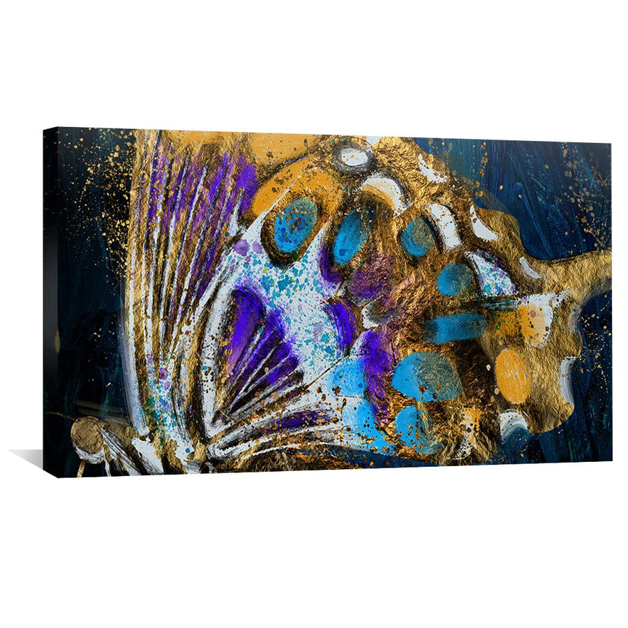 Winged Elegance Canvas Art Clock Canvas