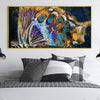 Winged Elegance Canvas Art Clock Canvas