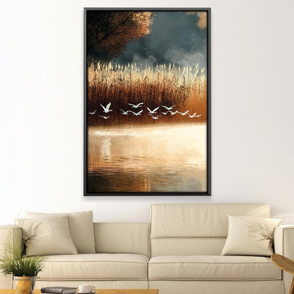 Wings of the Marsh Canvas Art 12 x 18in / Canvas Clock Canvas