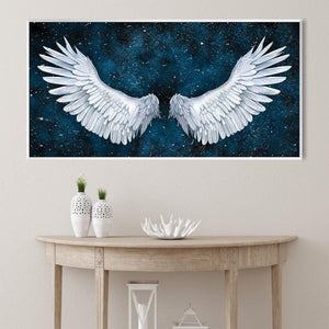 Wings of the Night Sky Canvas Art Clock Canvas