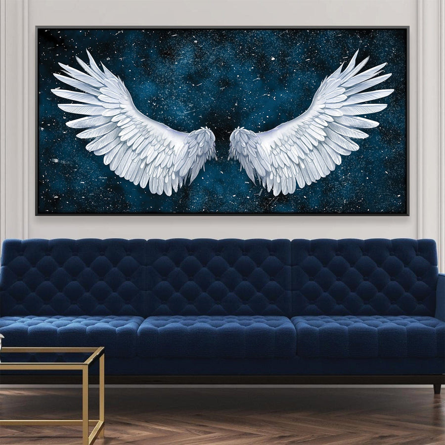 Wings of the Night Sky Canvas Art Clock Canvas