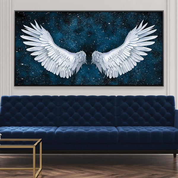 Wings of the Night Sky Canvas Art Clock Canvas
