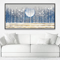 Winter Moon Canvas Art 20 x 10in / Canvas Clock Canvas