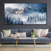 Winter's Majesty Canvas Art Clock Canvas