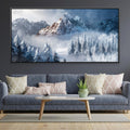 Winter's Majesty Canvas Art Clock Canvas