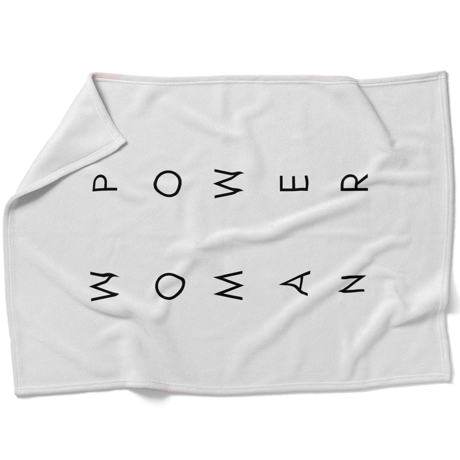 Woman Power Blanket Blanket 75 x 100cm Clock Canvas