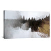 Woodland Palette Canvas Art Clock Canvas
