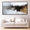 Woodland Palette Canvas Art Clock Canvas