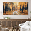 Woodland Trail Canvas Art Clock Canvas