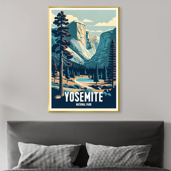 Yosemite Canvas Art Clock Canvas