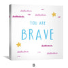 You are enough Canvas Art Clock Canvas
