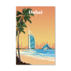Dubai Canvas - Studio 324 Art Clock Canvas