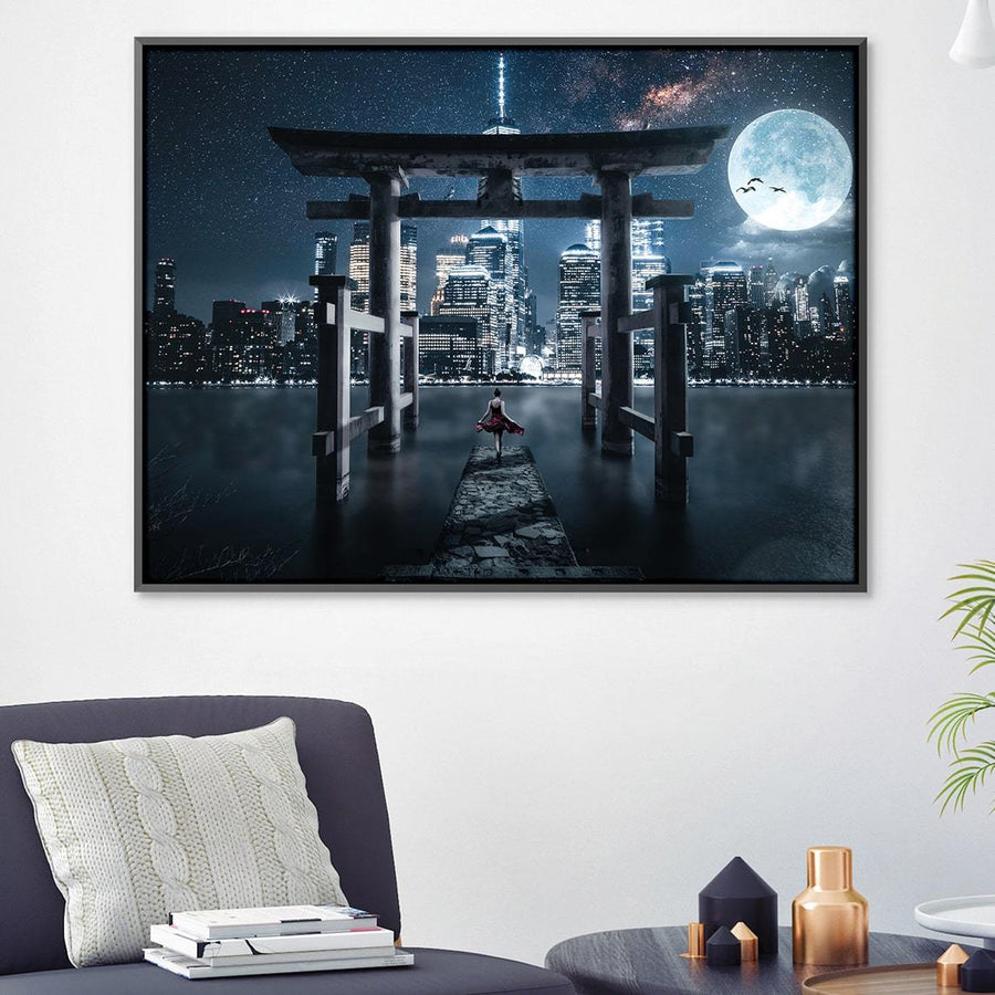 A Gate of New Hope Canvas Art Clock Canvas