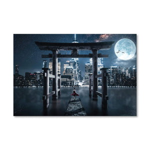 A Gate of New Hope Canvas Art Clock Canvas