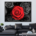 A Rose Among The Crowd Canvas Art Clock Canvas