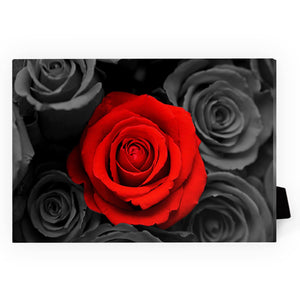 A Rose Among The Crowd Desktop Canvas Desktop Canvas 18 x 13cm Clock Canvas