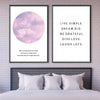 Above the Clouds Canvas Art Clock Canvas