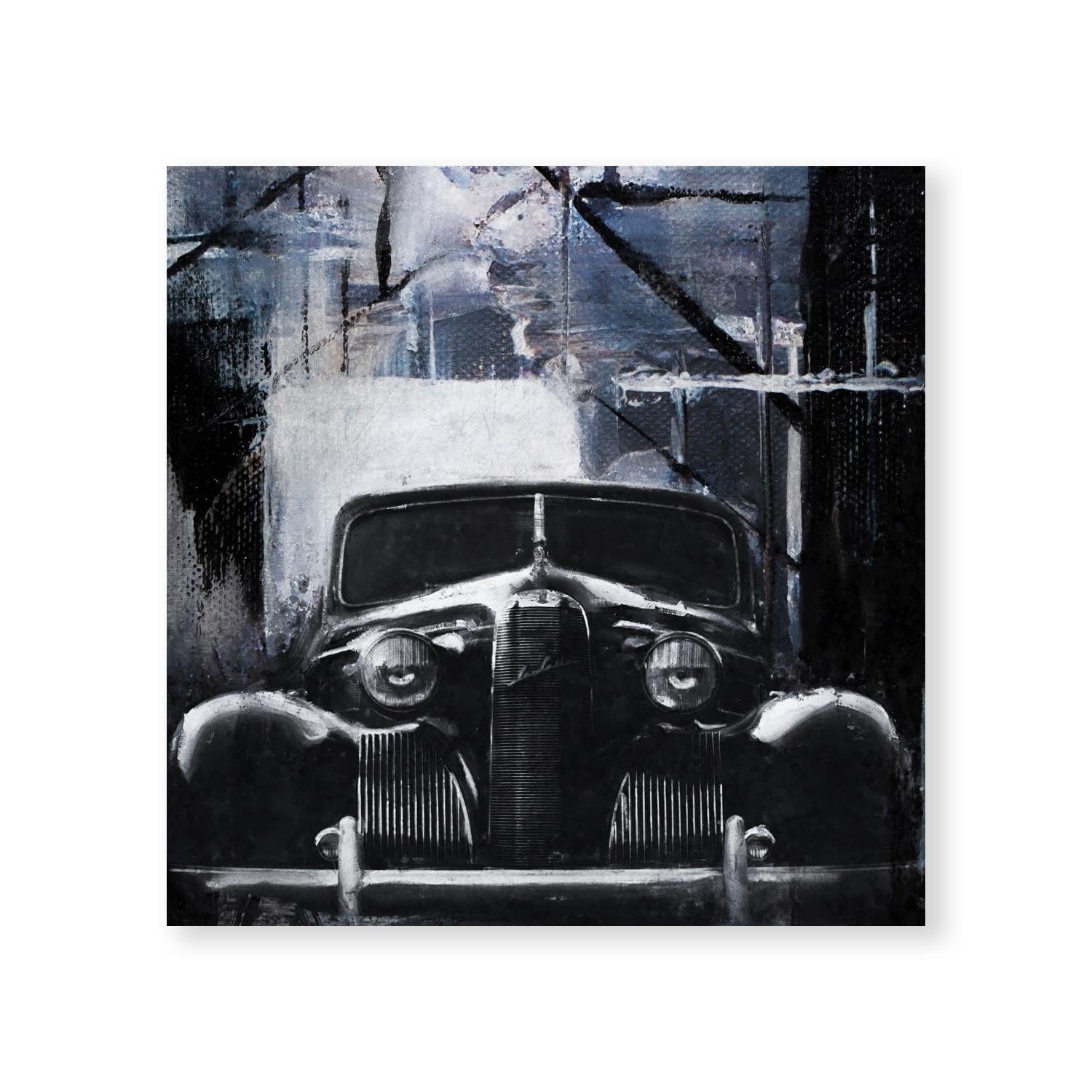 Abstract Auto Canvas Art Clock Canvas