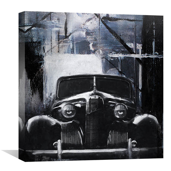 Abstract Auto Canvas Art 30 x 30cm / Unframed Canvas Print Clock Canvas