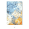 Abstract Blue Canvas Art B / 40 x 60cm / No Board - Canvas Print Only Clock Canvas