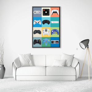Abstract Controllers Clock Canvas