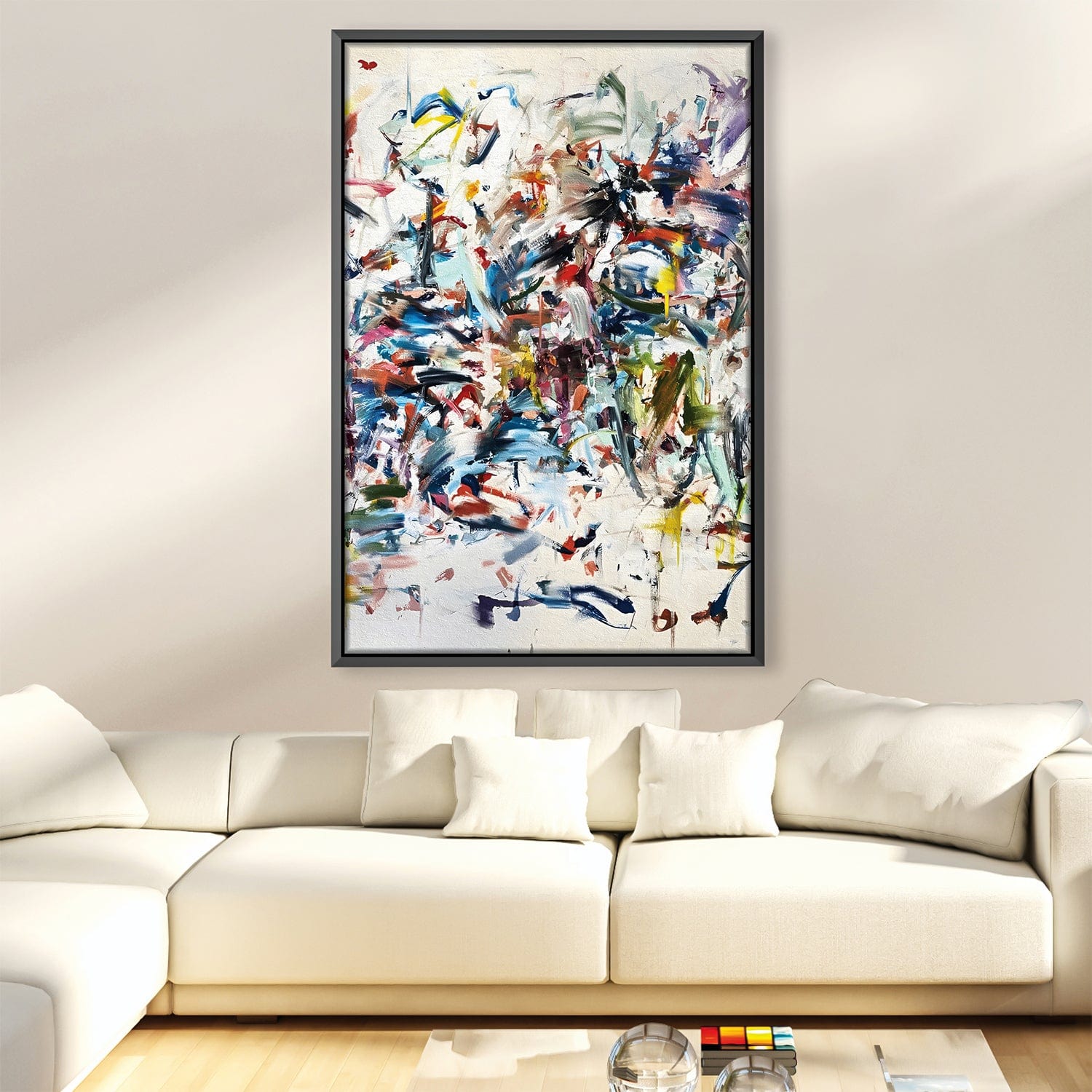 Abstract Equity Canvas Art Clock Canvas