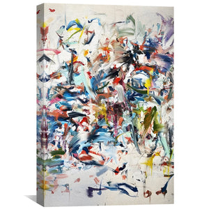 Abstract Equity Canvas Art Clock Canvas