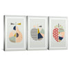 Abstract Fruits Canvas Art Clock Canvas