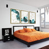 Abstract Geo Canvas Art Clock Canvas