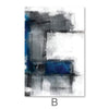 Abstract Iceberg Canvas Art B / 40 x 50cm / No Board - Canvas Print Only Clock Canvas