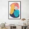 Abstract Minimalist Shapes 2 Canvas Art 30 x 45cm / Unframed Canvas Print Clock Canvas