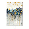 Abstract Mountain Canvas Art B / 40 x 60cm / Unframed Canvas Print Clock Canvas