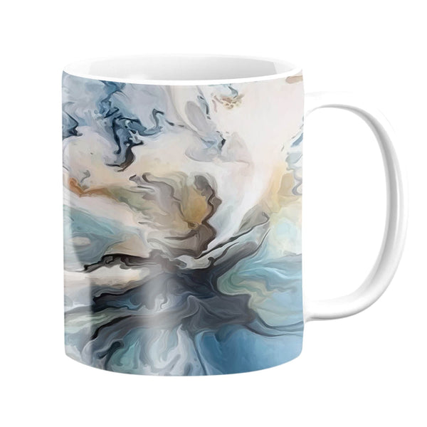 Abstract Oceanic Mug Mug White Clock Canvas
