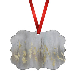 Abstract Portrayed Ornament Christmas Ornament Victorian 10.8 x 8cm Clock Canvas