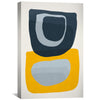 Abstract shapes I Canvas Art 30 x 45cm / Unframed Canvas Print Clock Canvas