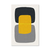 Abstract shapes II Canvas Art Clock Canvas