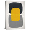 Abstract shapes II Canvas Art Clock Canvas