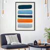 Abstract Shapes V Canvas Art 30 x 45cm / Unframed Canvas Print Clock Canvas