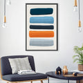 Abstract Shapes V Canvas Art 30 x 45cm / Unframed Canvas Print Clock Canvas
