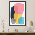 Abstract Shapes VI Canvas Art Clock Canvas