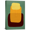 Abstract shapes VIII Canvas Art 30 x 45cm / Unframed Canvas Print Clock Canvas