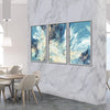 Abstract Skies Canvas Art Clock Canvas