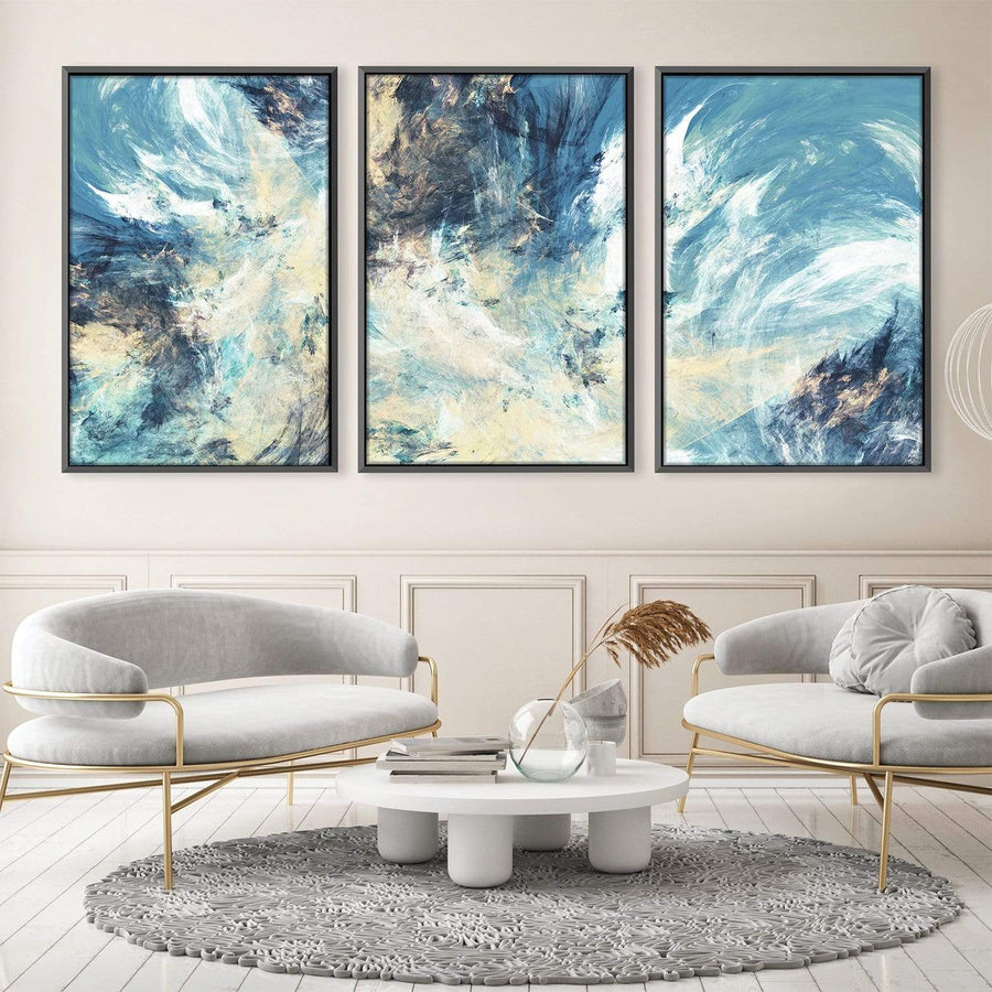 Abstract Skies Canvas Art Clock Canvas